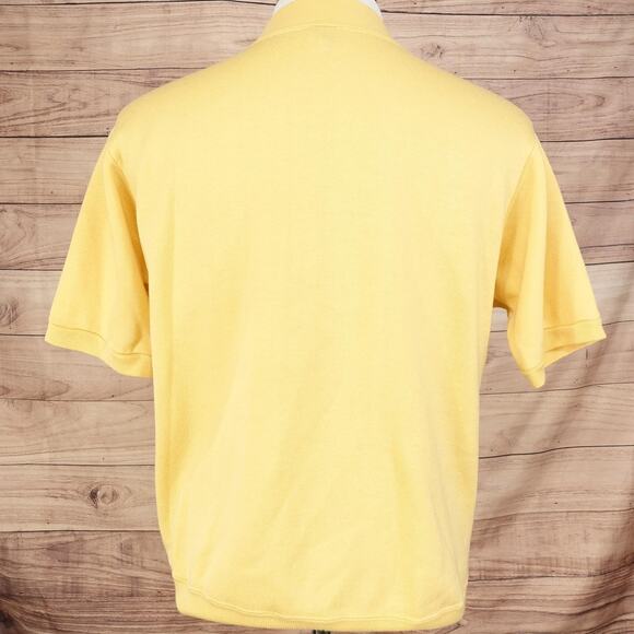 Vintage Spruce Orlon Shirt Sweatshirt Large Cloth Mock Neck Short Sleeve 60s 70s - Picture 4 of 7
